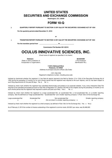 Vorschaubild Sonoma Pharmaceuticals 10-Q Quartalsbericht  