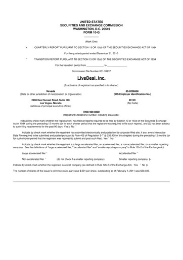 Thumbnail Live Ventures 10-Q Quarterly Report FY 