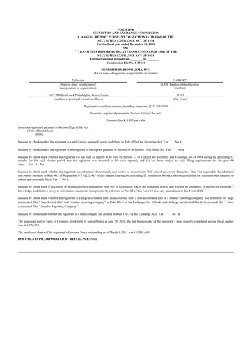 Thumbnail AIM ImmunoTech
 10-K Annual Report 