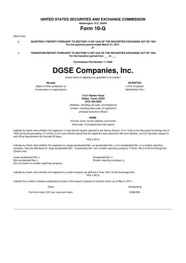 Vorschaubild Envela Corporation 10-Q Quartalsbericht  