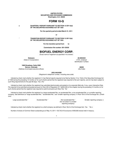 Miniature Green Brick Partners
 10-Q Rapport trimestriel  