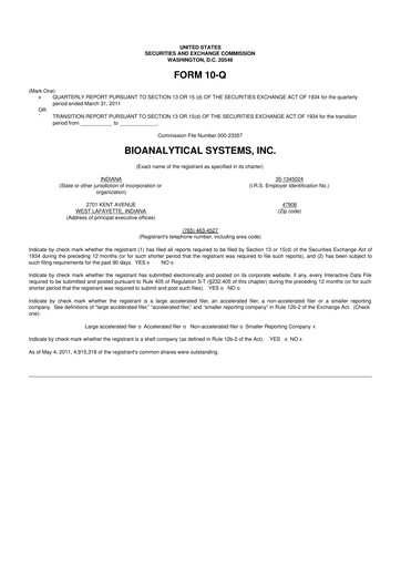 Miniature Inotiv 10-Q Rapport trimestriel  
