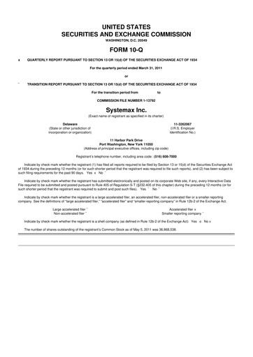 Thumbnail Global Industrial Company 10-Q Quarterly Report FY 