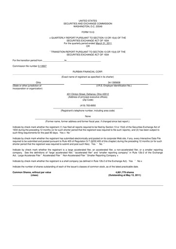 Thumbnail SB Financial Group 10-Q Quarterly Report FY 