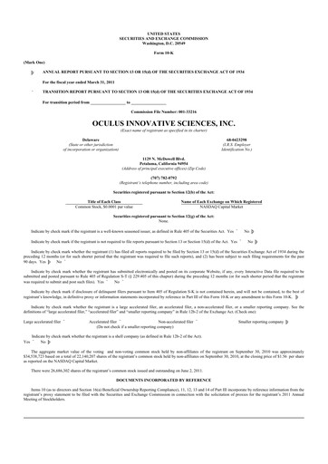 Vorschaubild Sonoma Pharmaceuticals 10-K Jahresbericht 