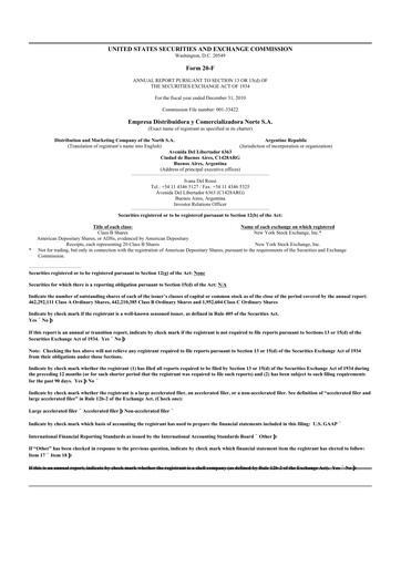 Vorschaubild edenor 20-F Jahresbericht 