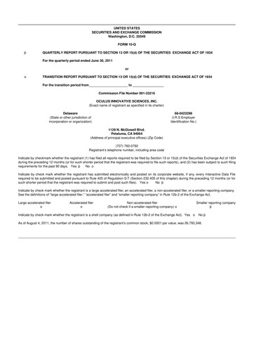 Vorschaubild Sonoma Pharmaceuticals 10-Q Quartalsbericht  