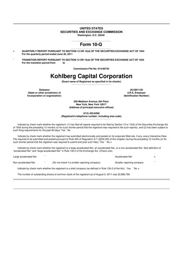 Vorschaubild BCP Investment Corporation 10-Q Quartalsbericht  