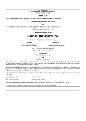 Thumbnail Heritage Global 10-Q Quarterly Report FY2011 