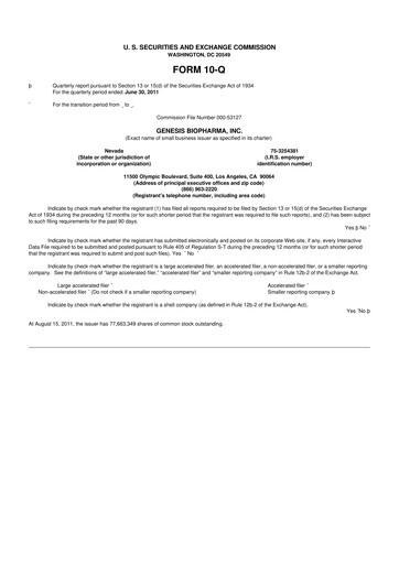 Miniature Iovance Biotherapeutics
 10-Q Rapport trimestriel  