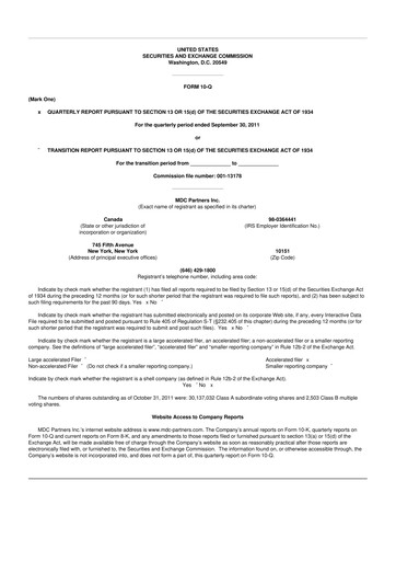Thumbnail Stagwell 10-Q Quarterly Report FY2011 
