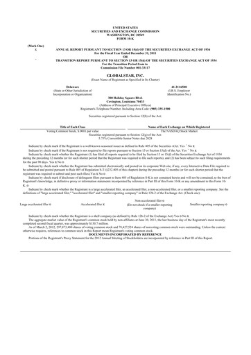 Thumbnail Globalstar
 10-K Annual Report 2011