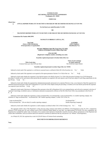 Thumbnail Manhattan Bridge Capital
 10-K Annual Report 2011