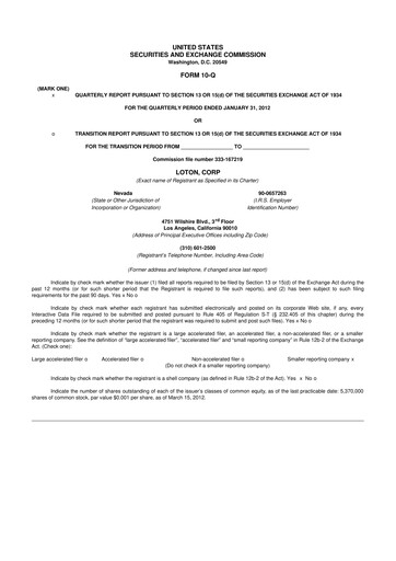 Vorschaubild LiveOne 10-Q Quartalsbericht  