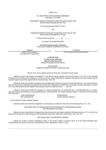 Thumbnail The ONE Group Hospitality 10-Q Quarterly Report FY2012 