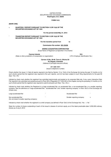 Thumbnail Tecnoglass 10-Q Quarterly Report FY2013 