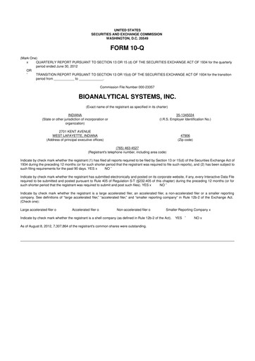 Miniature Inotiv 10-Q Rapport trimestriel  