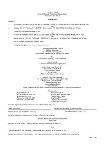 Vorschaubild TROOPS, Inc. 20-F Jahresbericht 2011