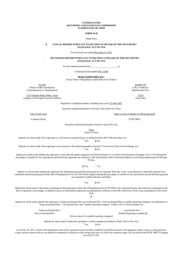 Thumbnail Envela Corporation 10-K Annual Report 2011