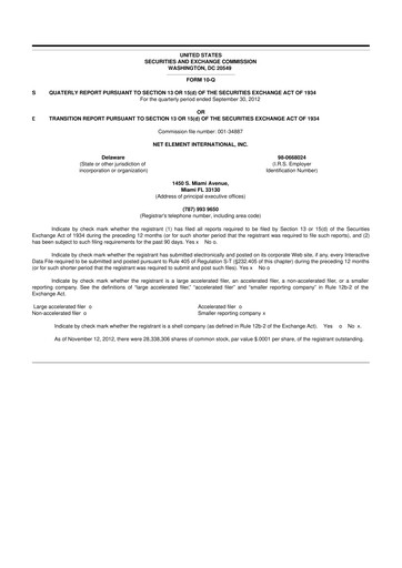 Thumbnail Mullen Automotive 10-Q Quarterly Report FY2012 