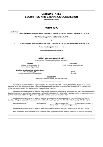 Thumbnail BRC Group Holdings 10-Q Quarterly Report FY2012 