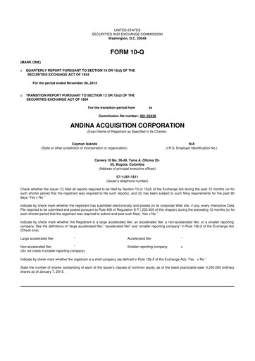 Thumbnail Tecnoglass 10-Q Quarterly Report FY2013 