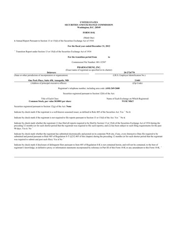 Vorschaubild Altimmune 10-K Jahresbericht 2012