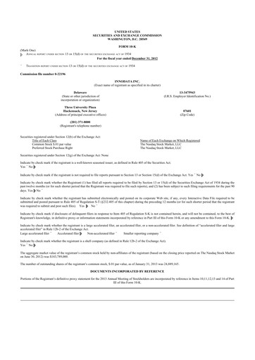 Thumbnail Innodata 10-K Annual Report 2012