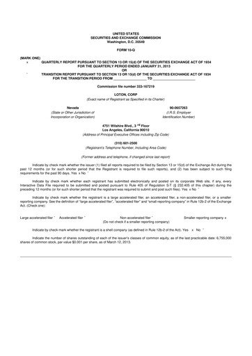 Vorschaubild LiveOne 10-Q Quartalsbericht  