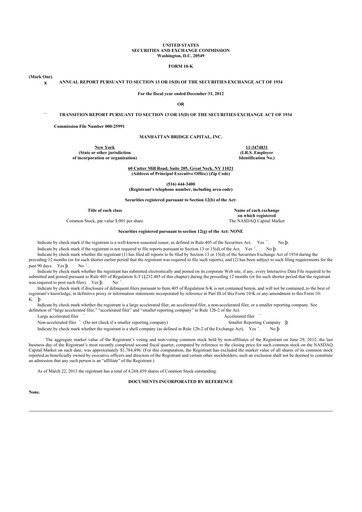 Thumbnail Manhattan Bridge Capital
 10-K Annual Report 2012