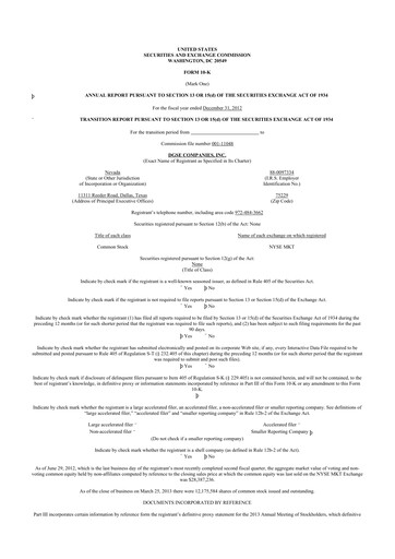 Thumbnail Envela Corporation 10-K Annual Report 2012