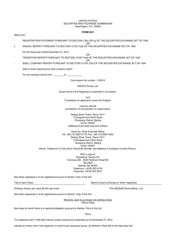 Vorschaubild TROOPS, Inc. 20-F Jahresbericht 2012