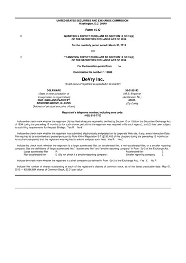 Miniature Adtalem Global Education
 10-Q Rapport trimestriel  