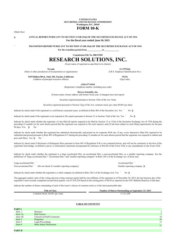 Thumbnail Research Solutions 10-K Annual Report 2013