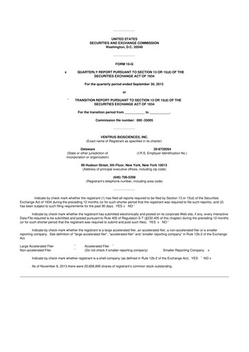 Thumbnail Assembly Biosciences 10-Q Quarterly Report FY2013 