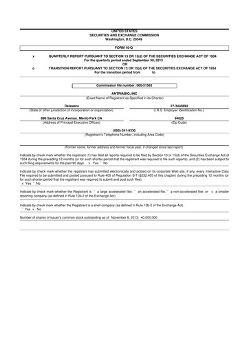 Thumbnail Rezolute 10-Q Quarterly Report FY 