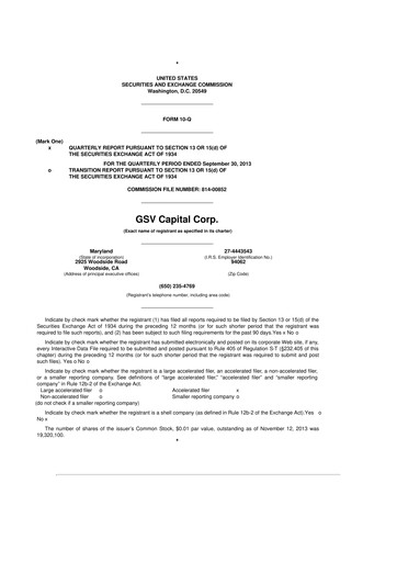 Thumbnail SuRo Capital 10-Q Quarterly Report FY 
