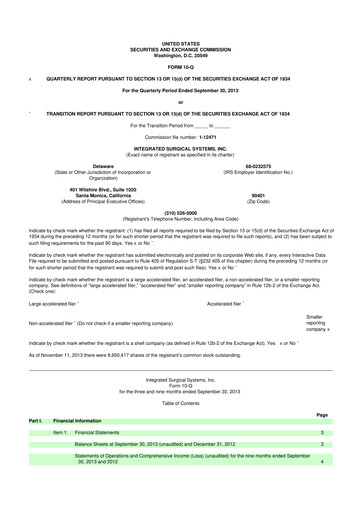 Thumbnail The Arena Group 10-Q Quarterly Report FY2013 