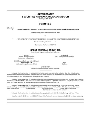 Thumbnail BRC Group Holdings 10-Q Quarterly Report FY2013 