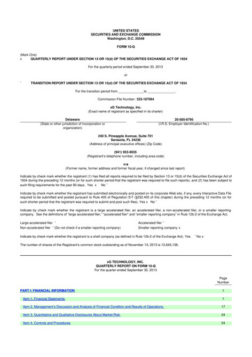 Vorschaubild Vislink Technologies
 10-Q Quartalsbericht 2013 