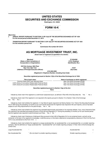 Thumbnail TPG Mortgage Investment Trust 10-K Annual Report 