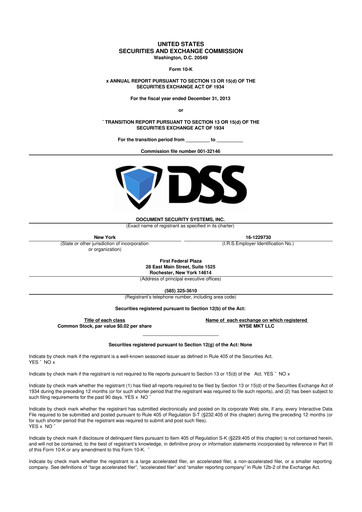 Vorschaubild DSS, Inc. (Document Security Systems) 10-K Jahresbericht 2013