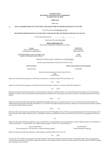 Thumbnail Envela Corporation 10-K Annual Report 2013