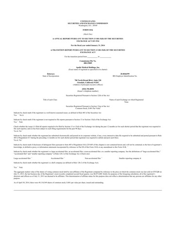 Thumbnail Astrana Health 10-K Annual Report 2014