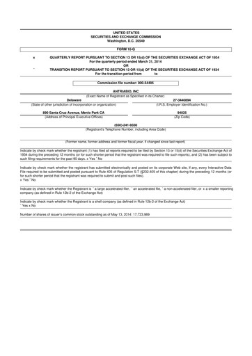 Thumbnail Rezolute 10-Q Quarterly Report FY 