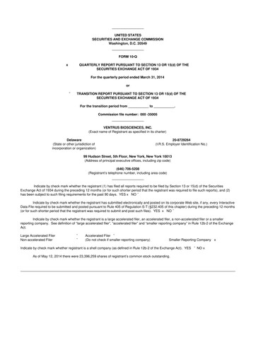 Thumbnail Assembly Biosciences 10-Q Quarterly Report FY2014 