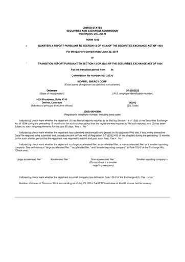 Miniature Green Brick Partners
 10-Q Rapport trimestriel 2014 