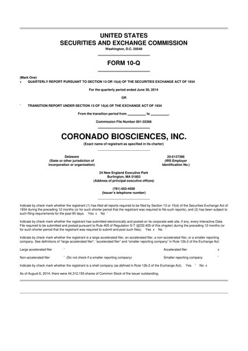 Thumbnail Fortress Biotech
 10-Q Quarterly Report FY2014 