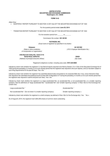 Vorschaubild Pulmatrix 10-Q Quartalsbericht 2015 
