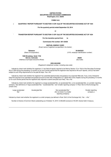 Miniature Green Brick Partners
 10-Q Rapport trimestriel 2014 